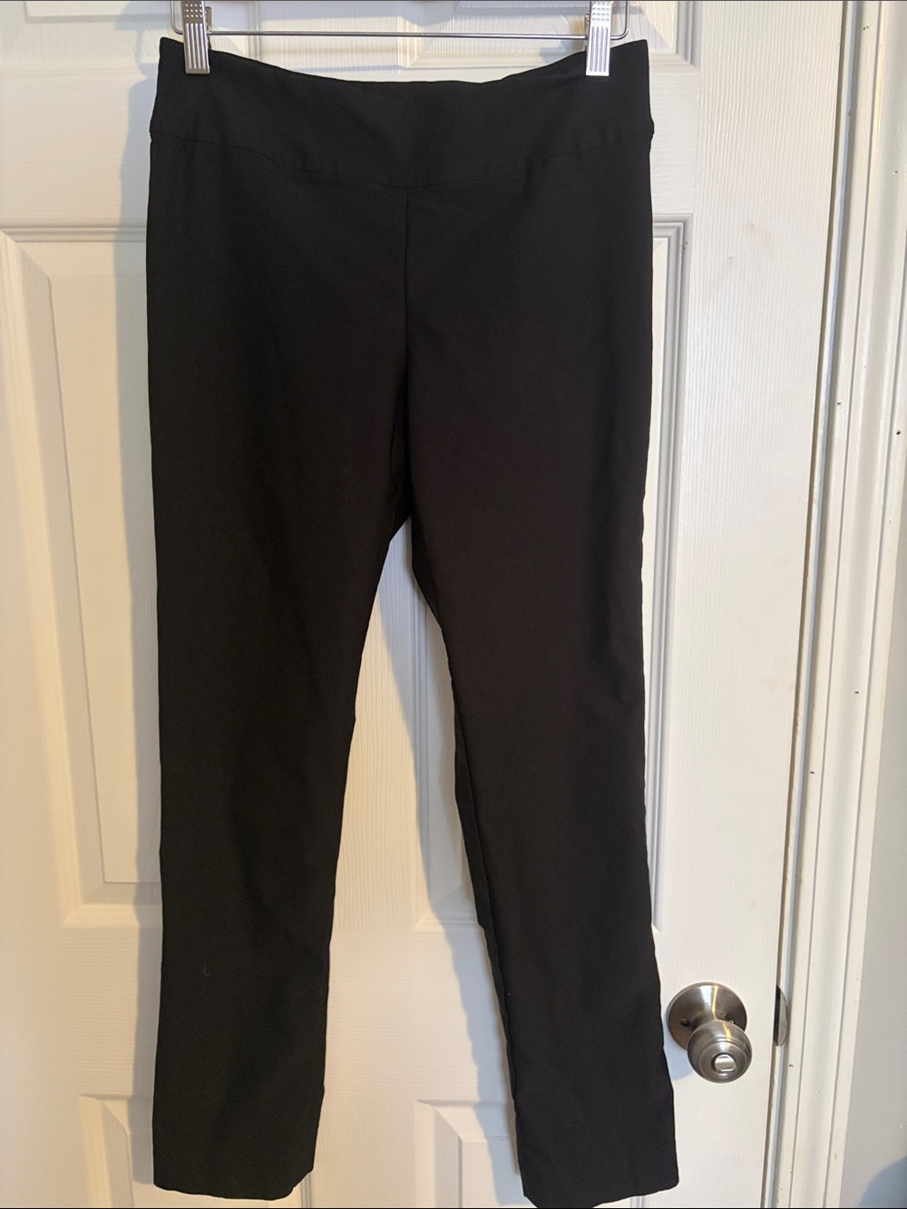 NIC+ZOE Black Straight-Leg Ponte Pants